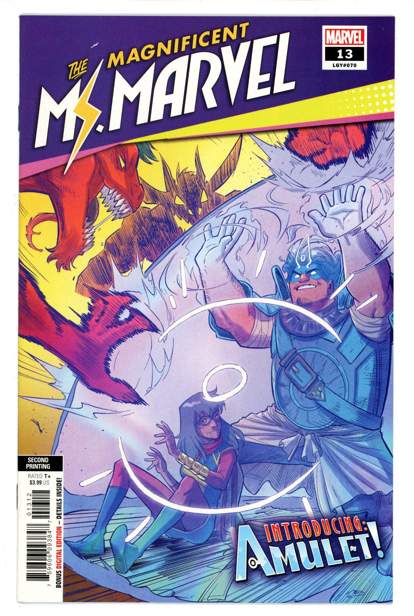 Magnificent Ms. Marvel 13 (70) 2nd Print VF-