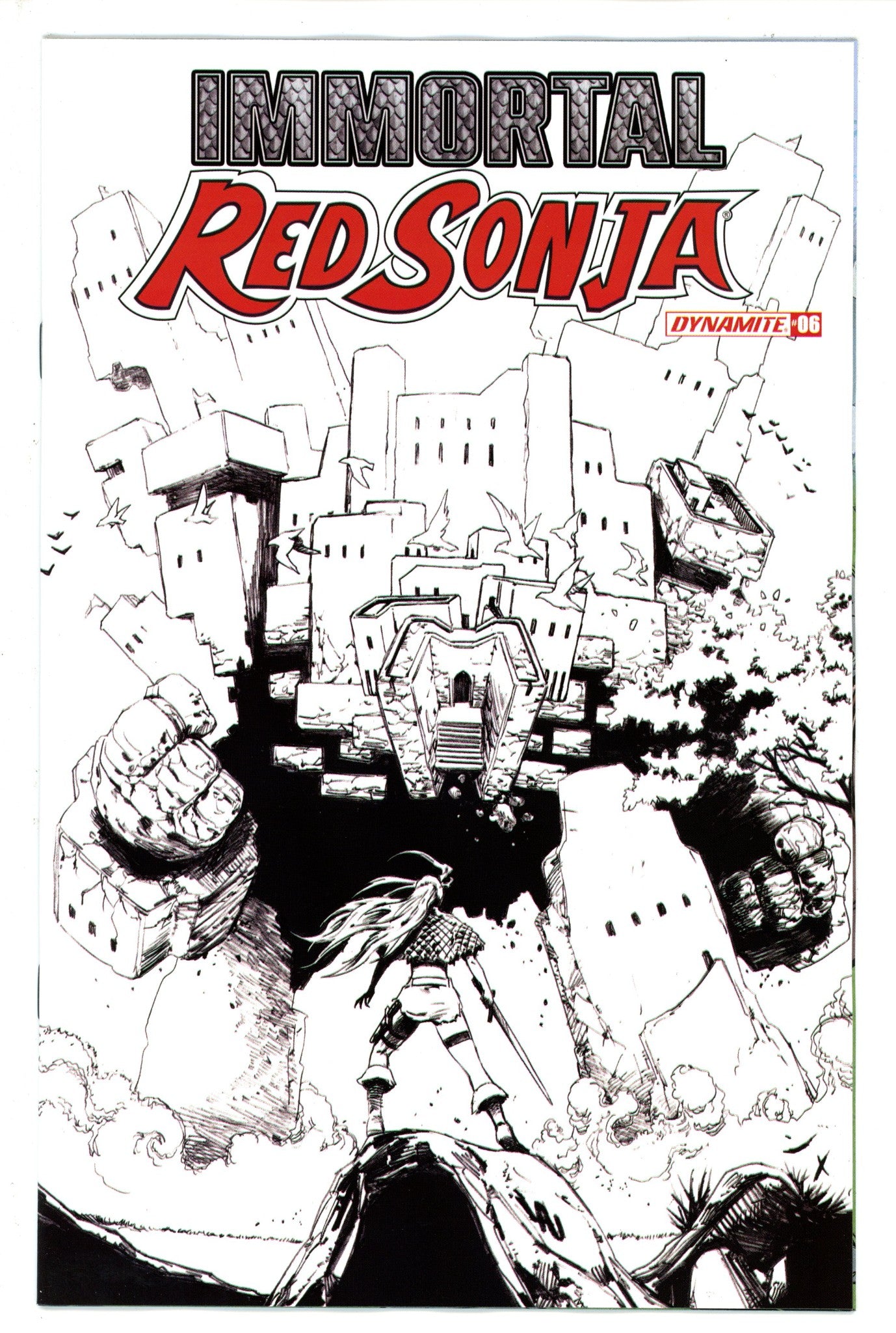 Immortal Red Sonja 6 Lau Variant