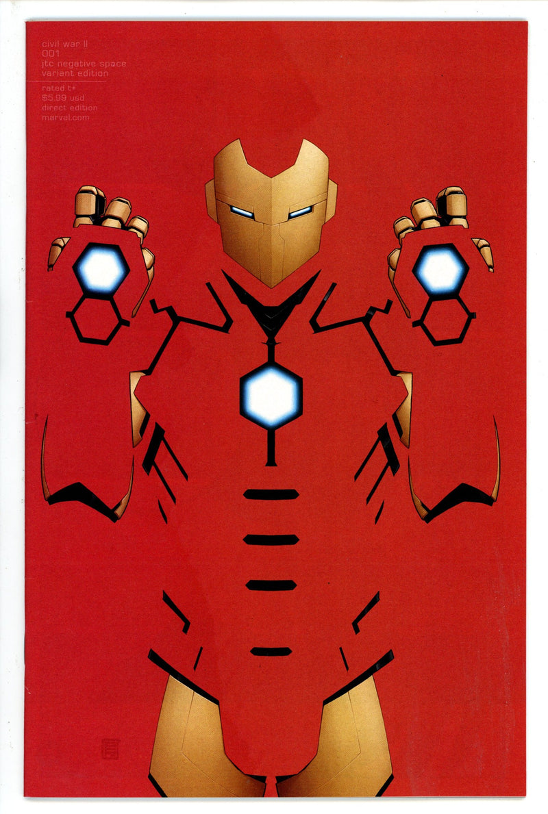 Civil War II 1 Christopher Negative Variant VF+