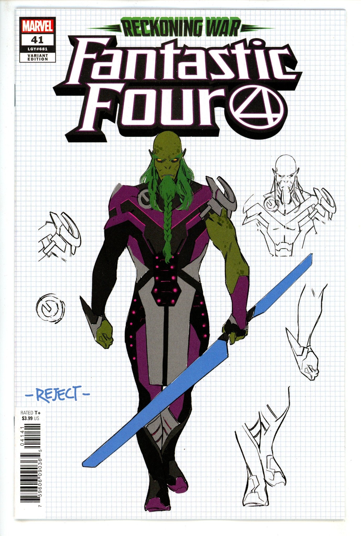 Fantastic Four Vol 6 41 Silva Variant