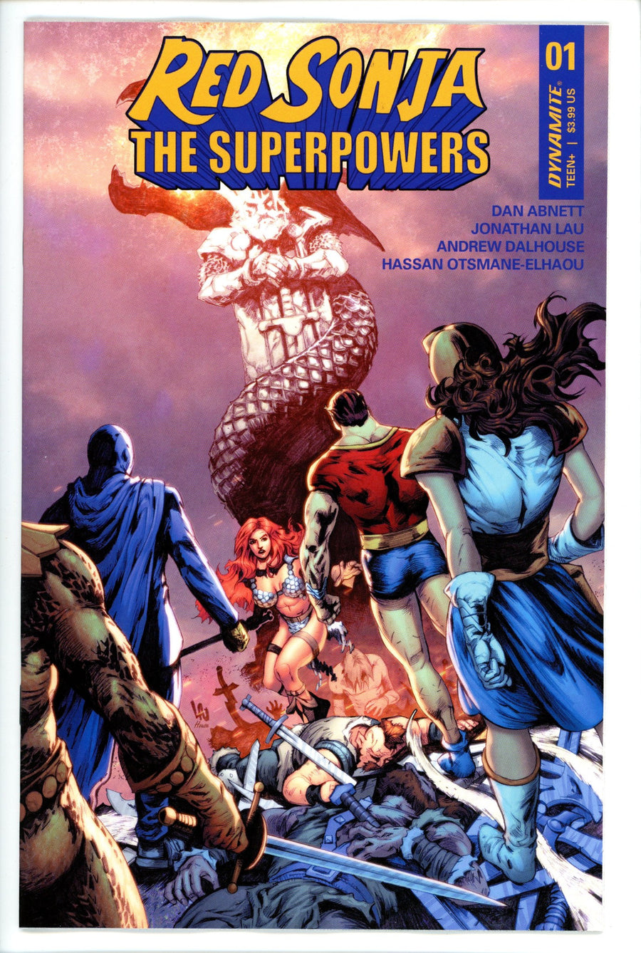 Red Sonja the Superpowers 1 Lau Variant-Dynamite-CaptCan Comics Inc