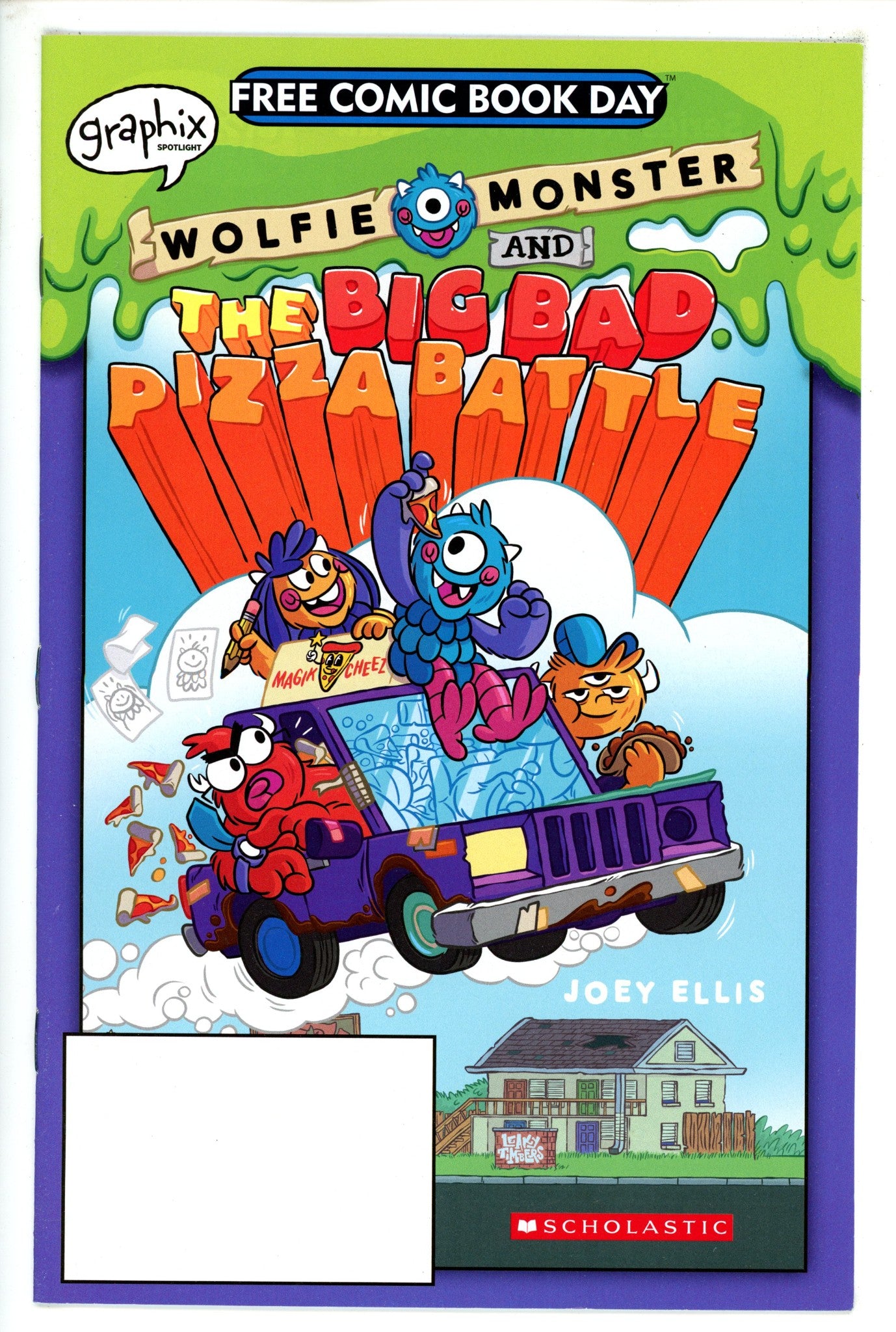 Wolfie Monster & the Big Bad Pizza Battle FCBD [nn]