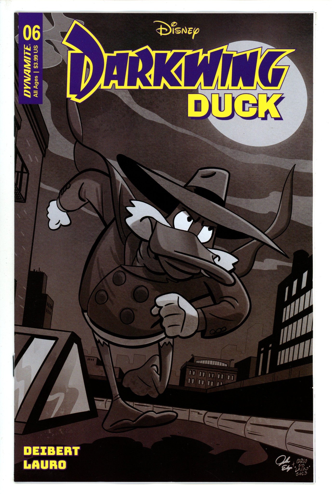 Darkwing Duck 6 Edgar B&W Incentive Variant (2023)