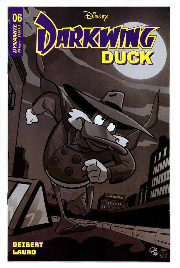Darkwing Duck Vol 2 6 Edgar B&W Incentive Variant (2023)