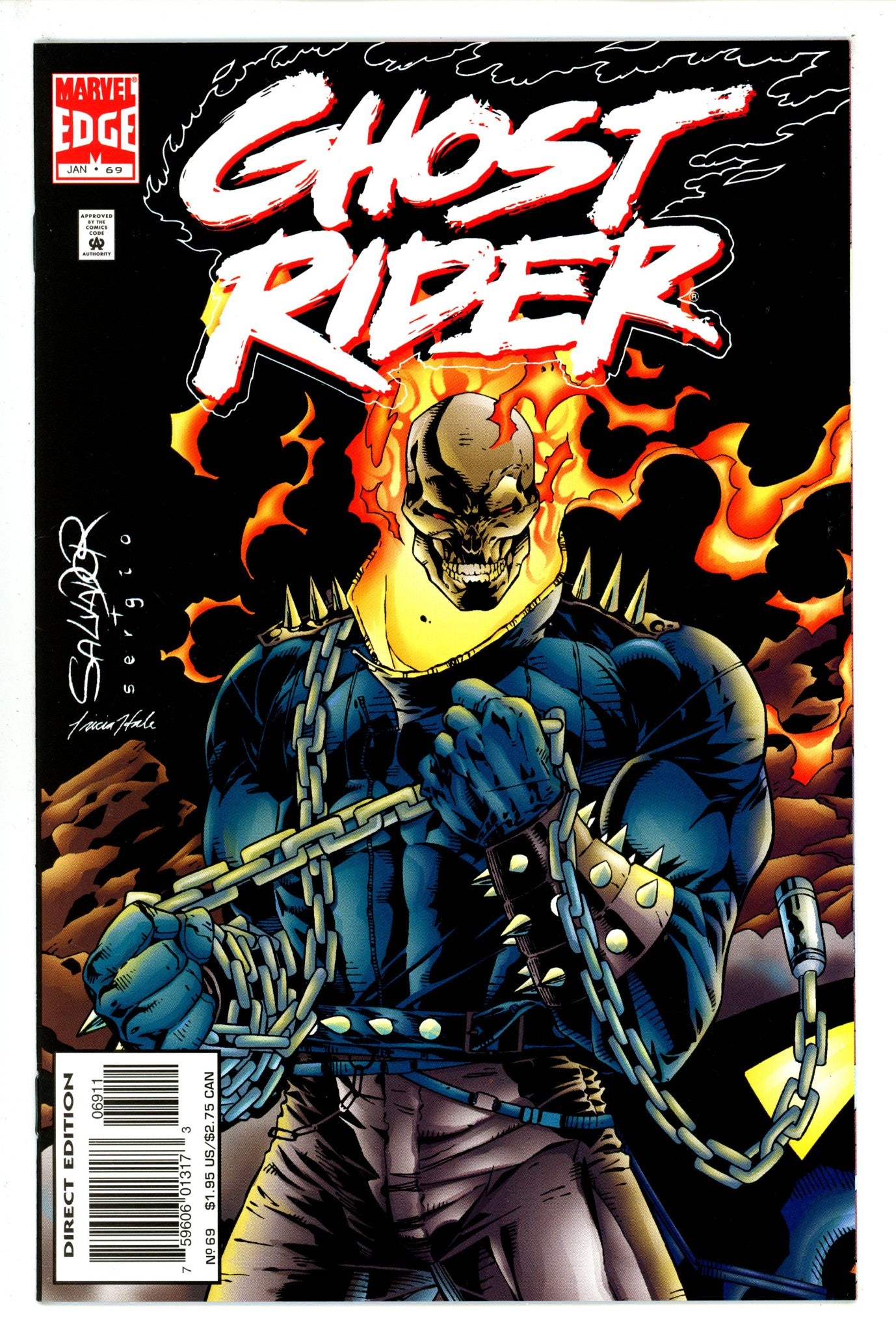 Ghost Rider Vol 2 69 NM- (1996)