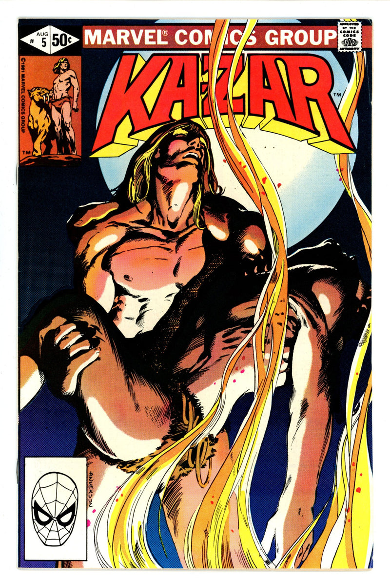 Ka-Zar Vol 3 5 VF (1981)