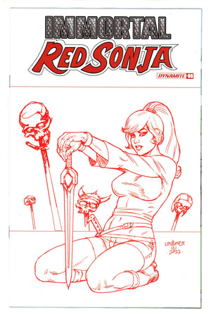 Immortal Red Sonja 6 Linsner Variant (2022)