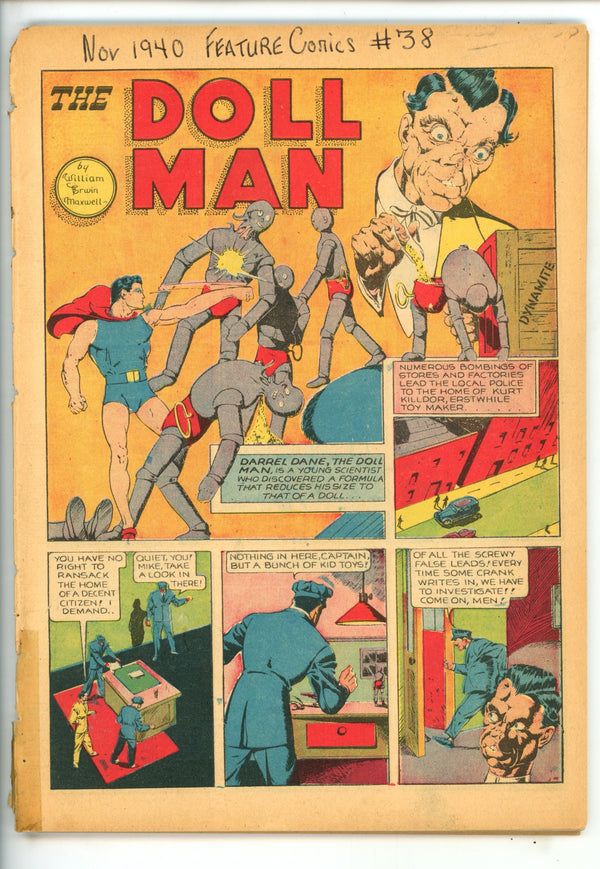 Feature Comics 38 Coverless