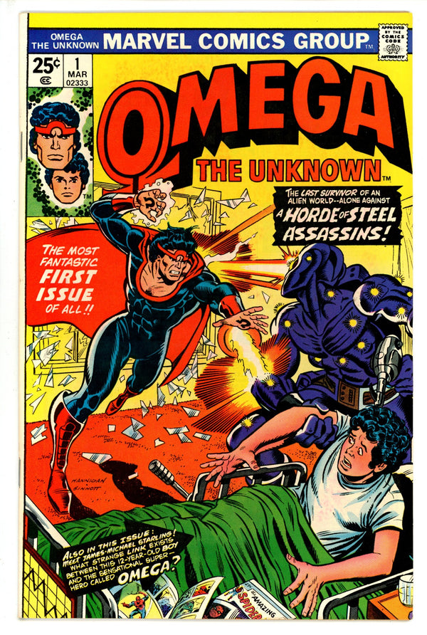 Omega the Unknown Vol 1 1 VF/NM (1976)