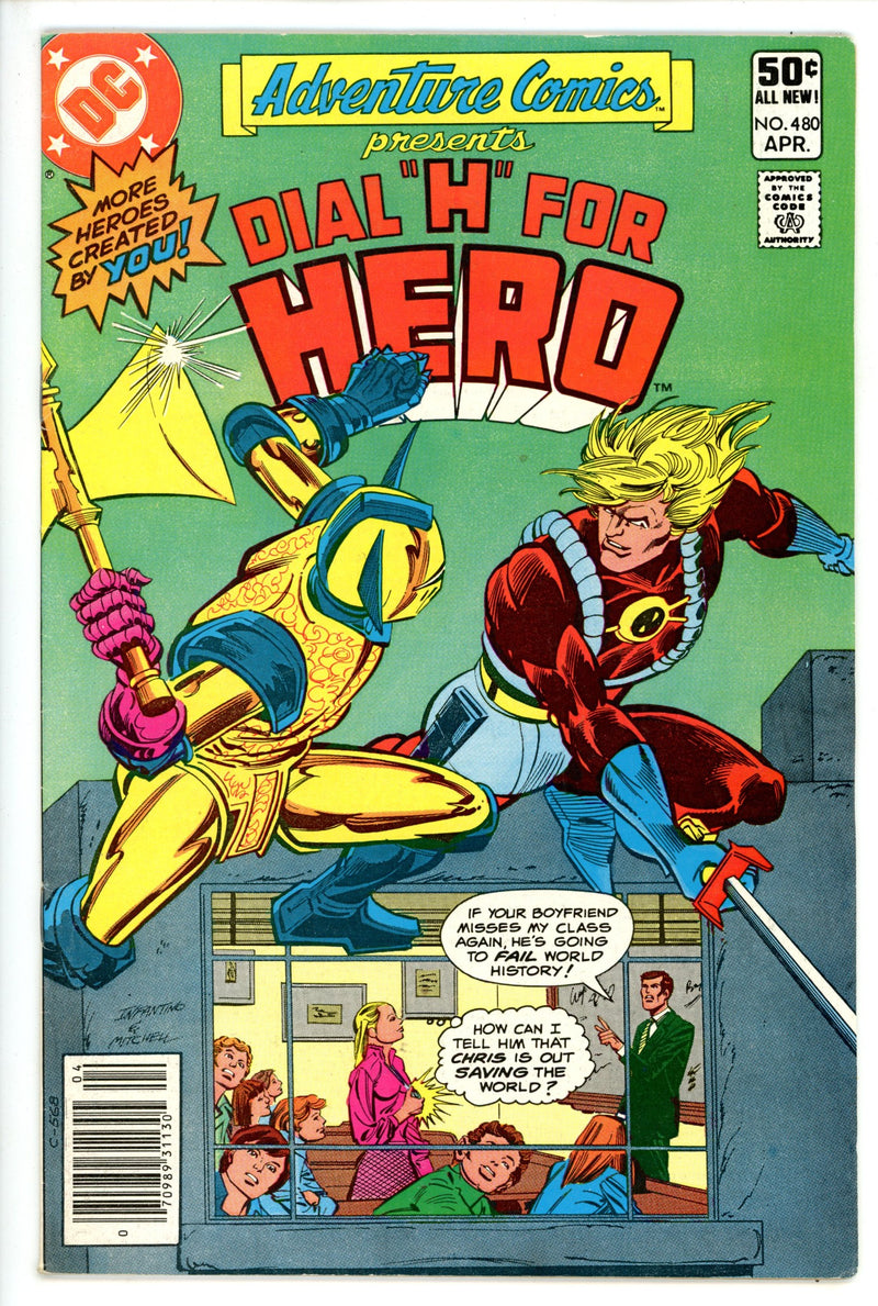 Adventure Comics 480 Newsstand