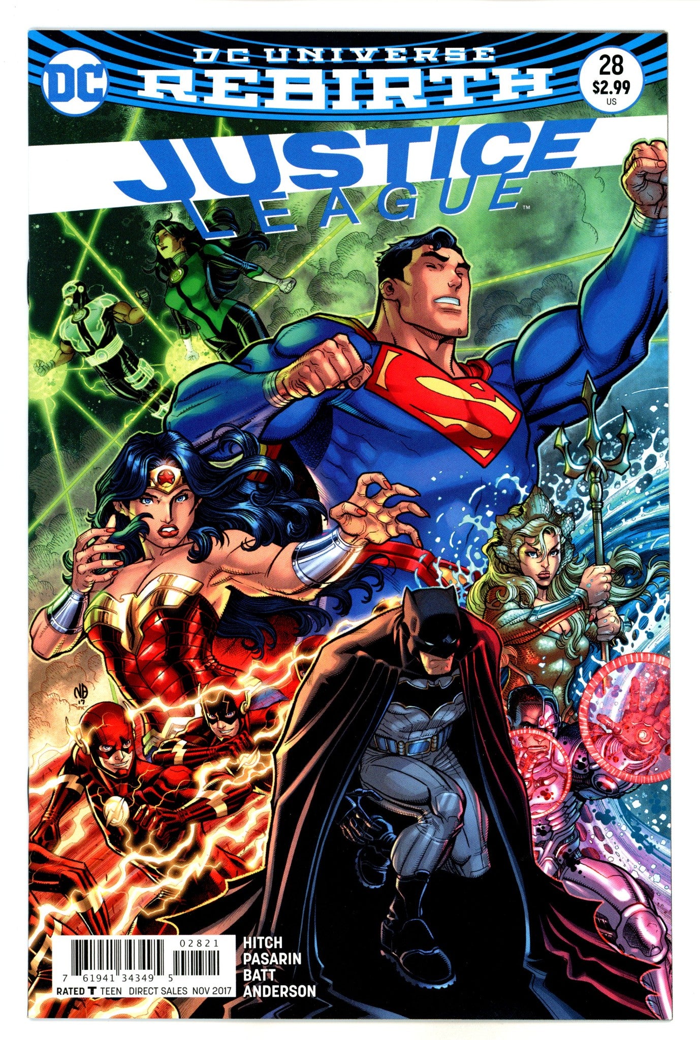 Justice League Vol 2 28 Bradshaw Variant