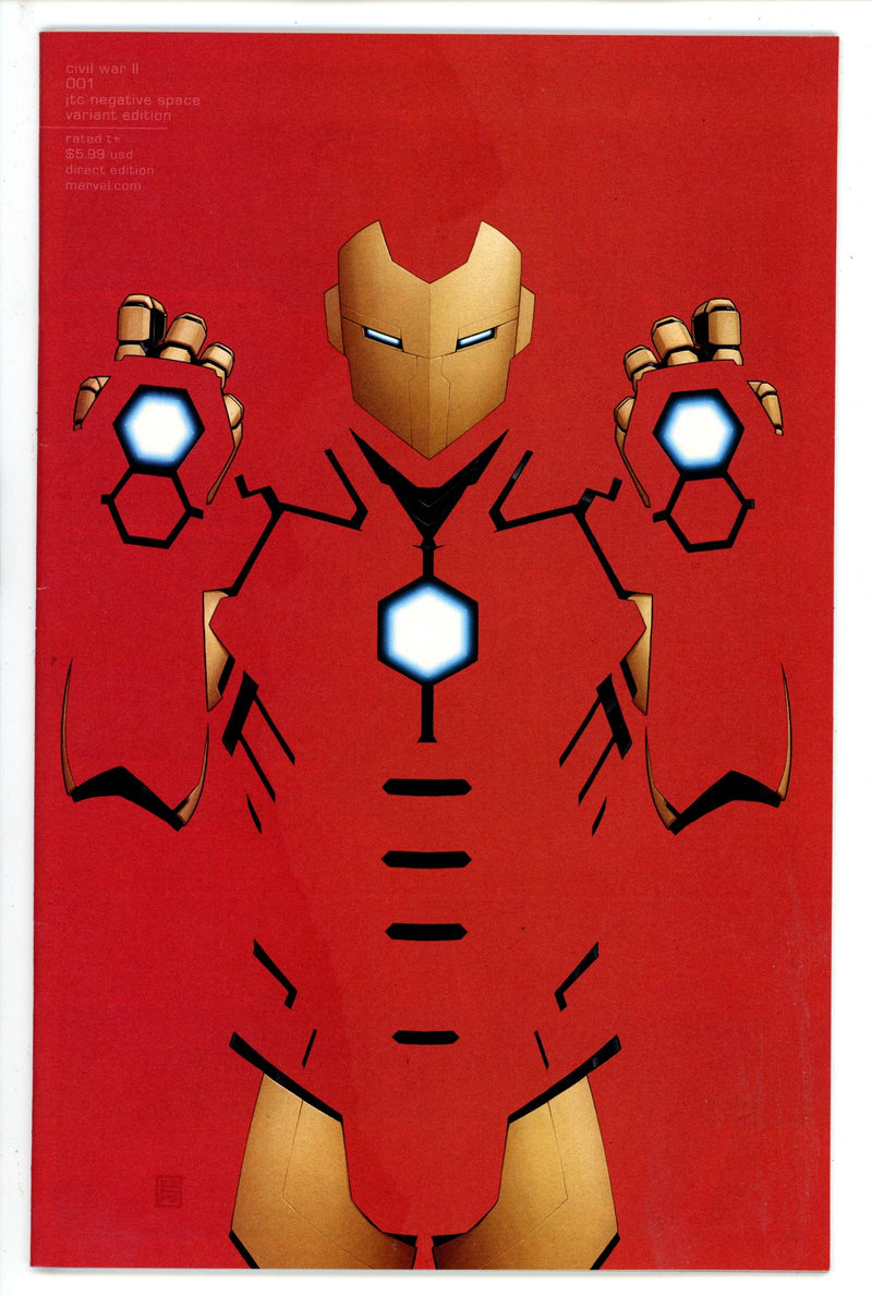 Civil War II 1 Christopher Negative Variant VF/NM