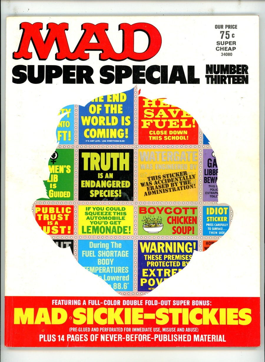 Mad Special 13 No Stickers VG (1974)