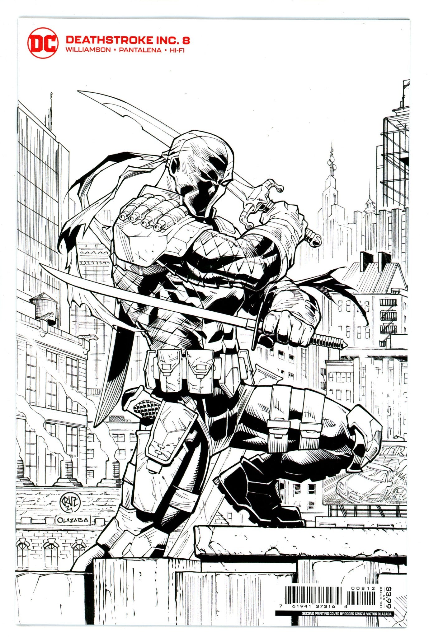 Deathstroke Inc 8 2nd Print (2022)