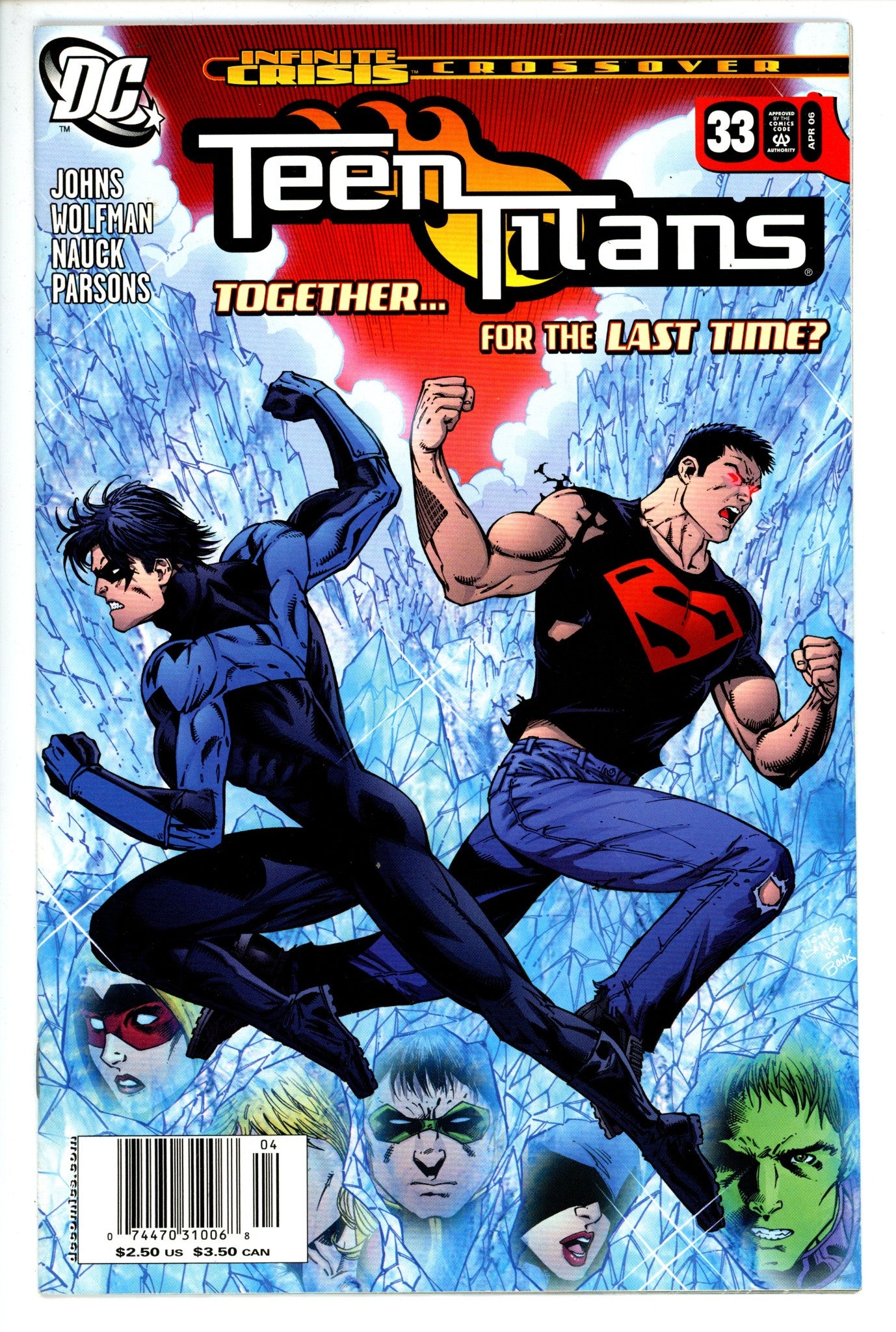 Teen Titans Vol 3 33 Newsstand
