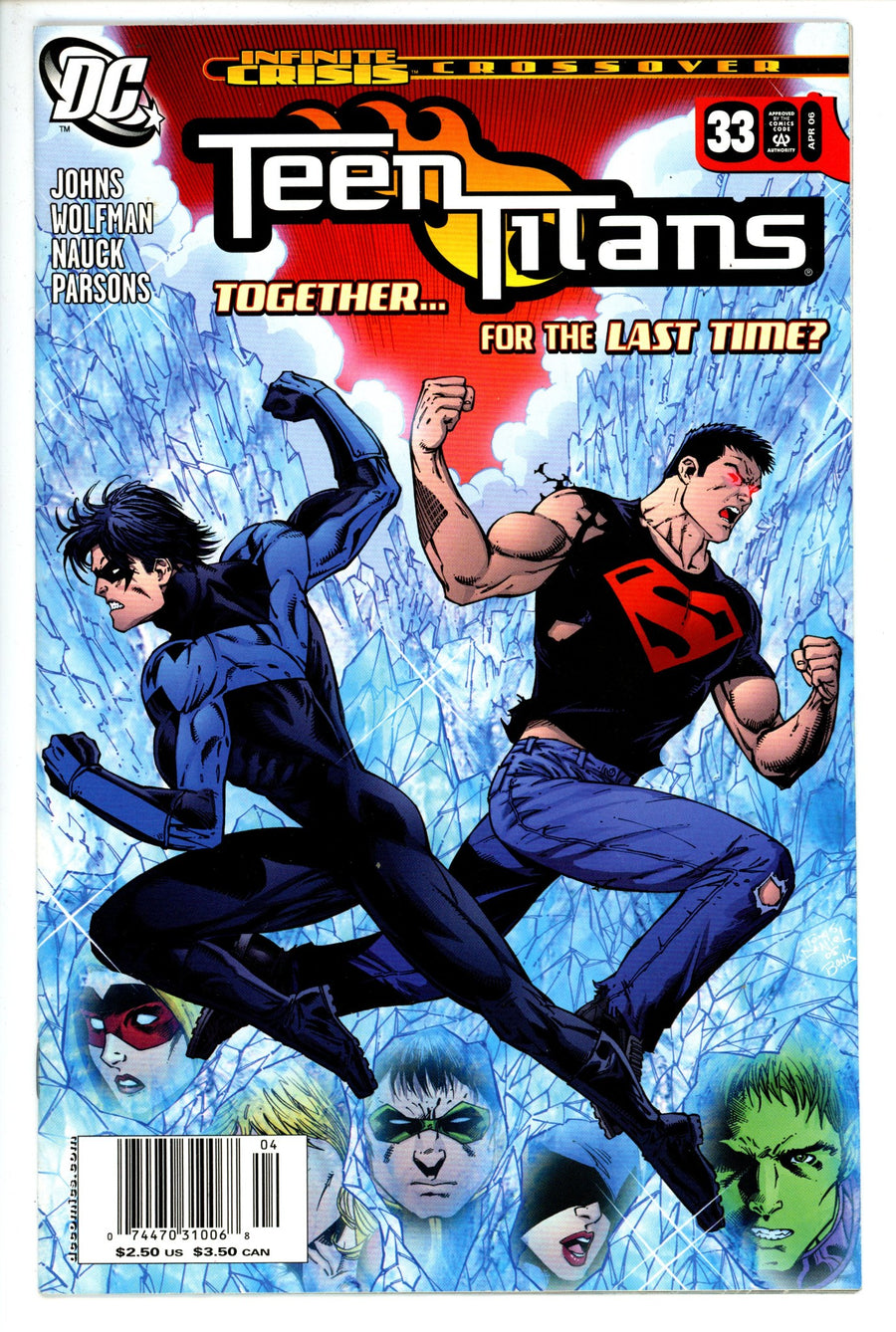 Teen Titans Vol 3 33 Newsstand