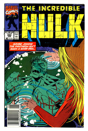 The Incredible Hulk Vol 1 382 Newsstand (1991)