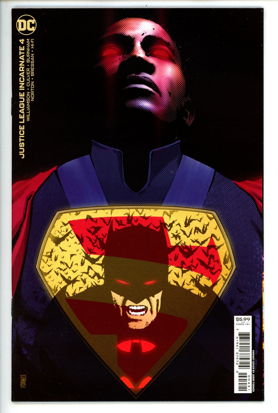 Justice League Incarnate 4 Fornes Variant (2022)