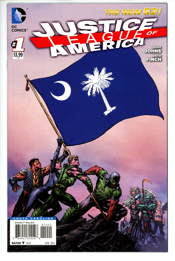 Justice League of America Vol 3 1 South Carolina Flag Variant