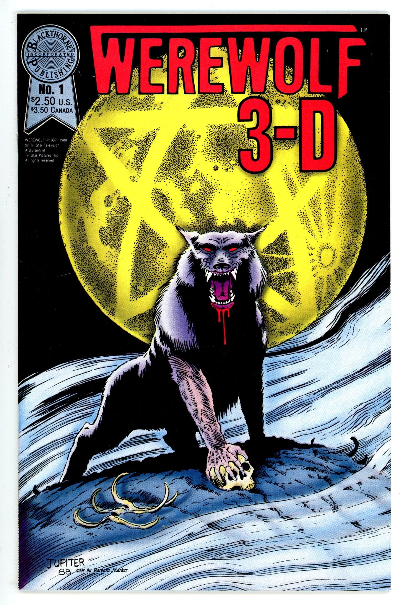 Werewolf 3-D 1 No Glasses VF+