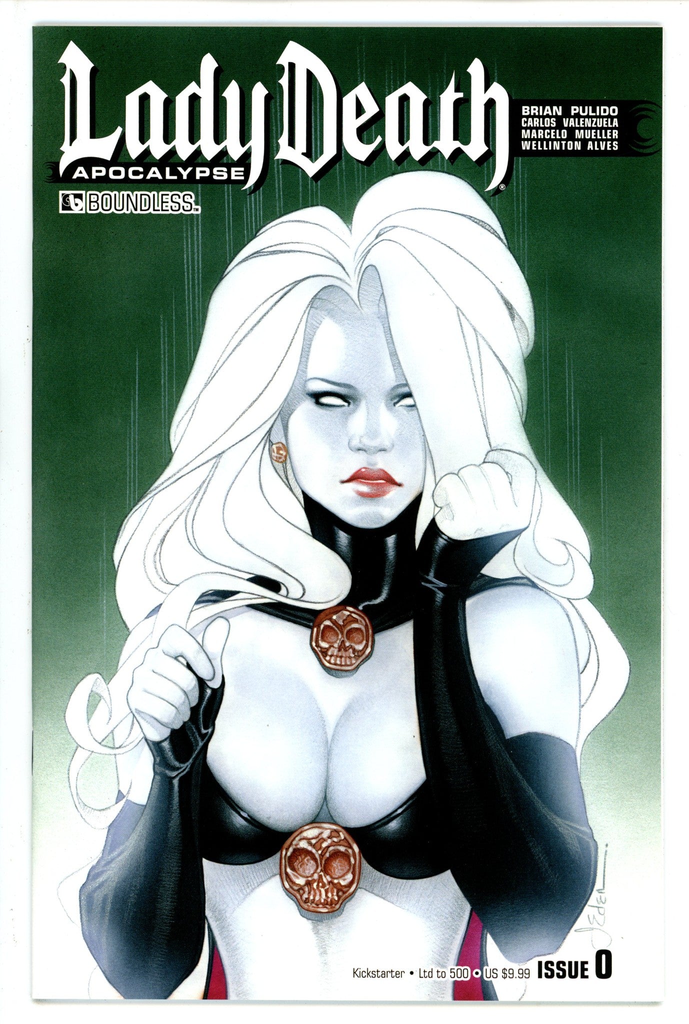 Lady Death Apocalypse 0 Kickstarter Variant NM