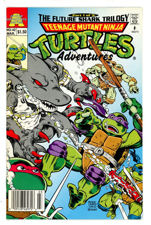 Teenage Mutant Ninja Turtles Adventures Vol 2 42 Canadian Price Variant NM- (1993)