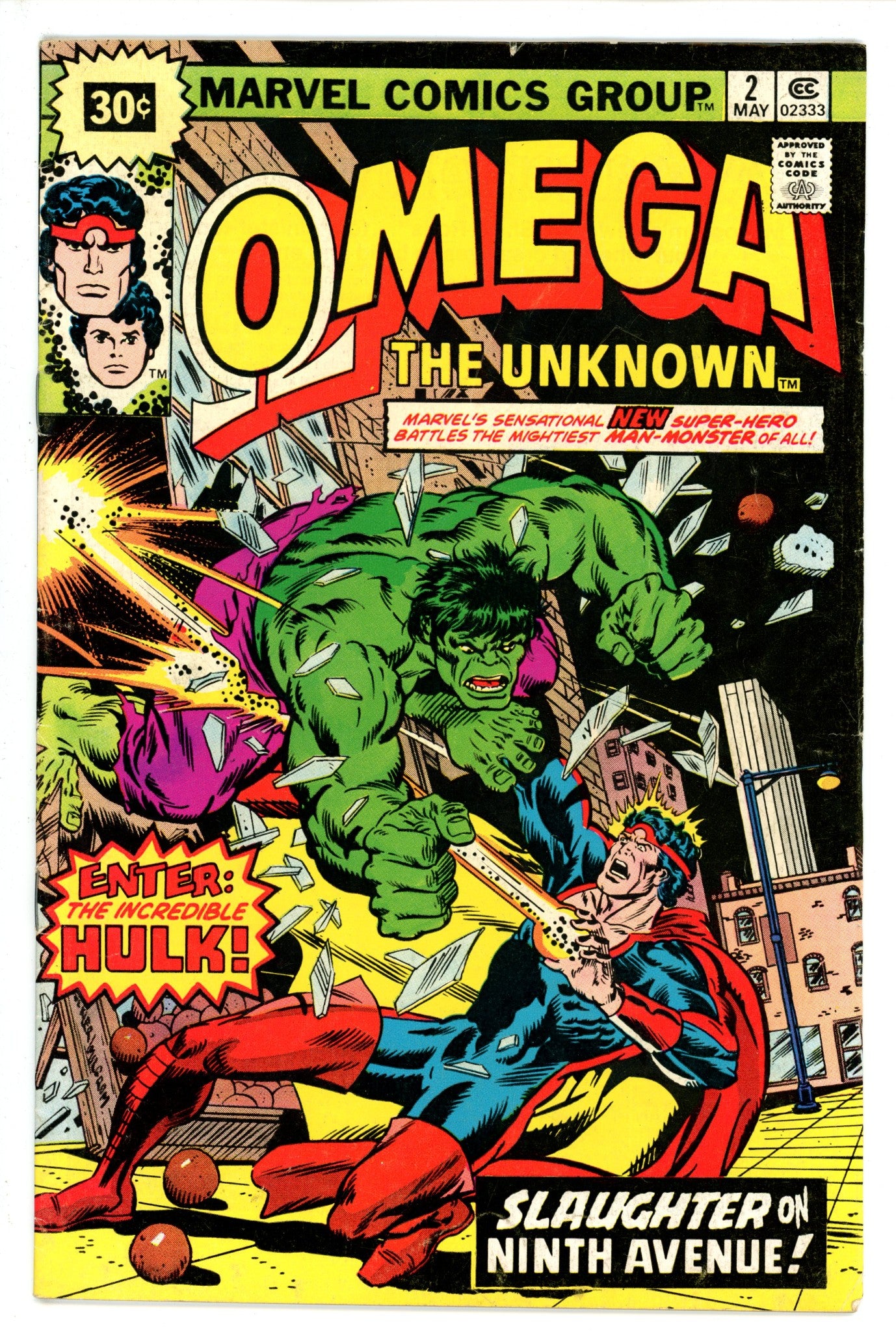 Omega the Unknown 2 30Â¢ Price Variant VG/FN (1976)