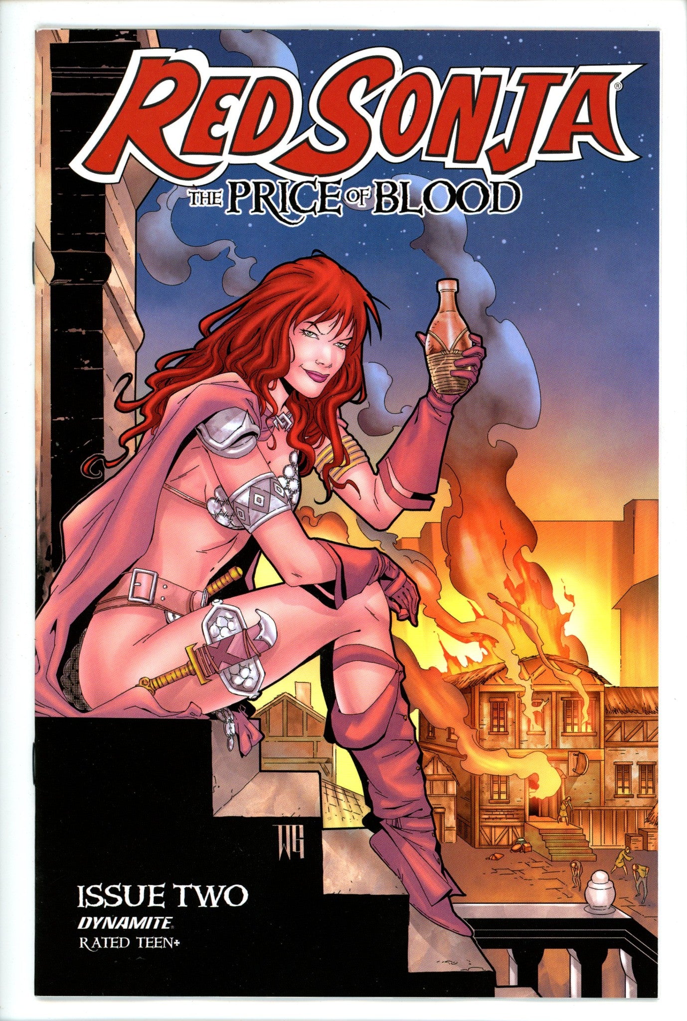Red Sonja Price of Blood 2 Geovani Variant-Dynamite-CaptCan Comics Inc