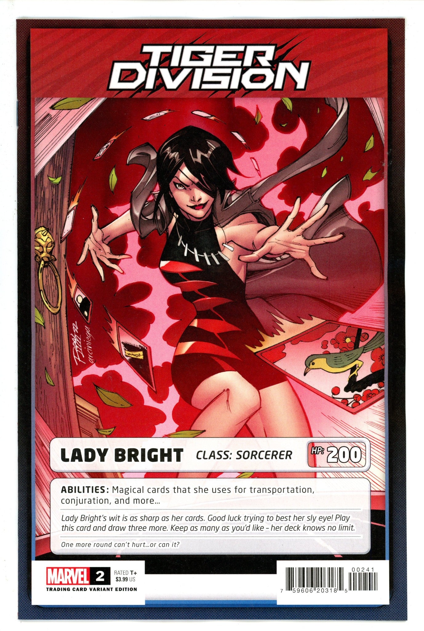 Tiger Division 2 Lim Trading Card Variant