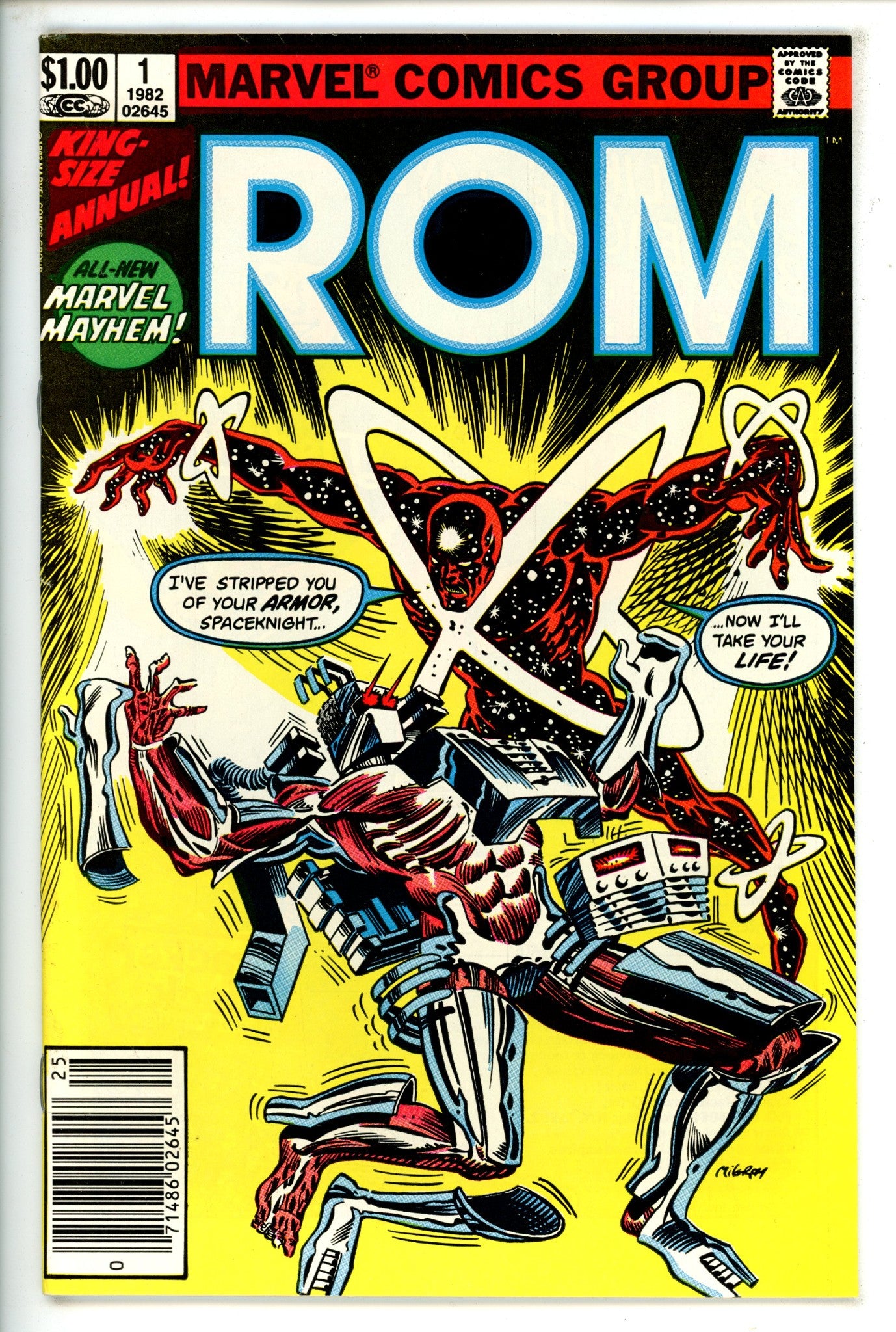 ROM Annual 1 Newsstand VF- (1982)