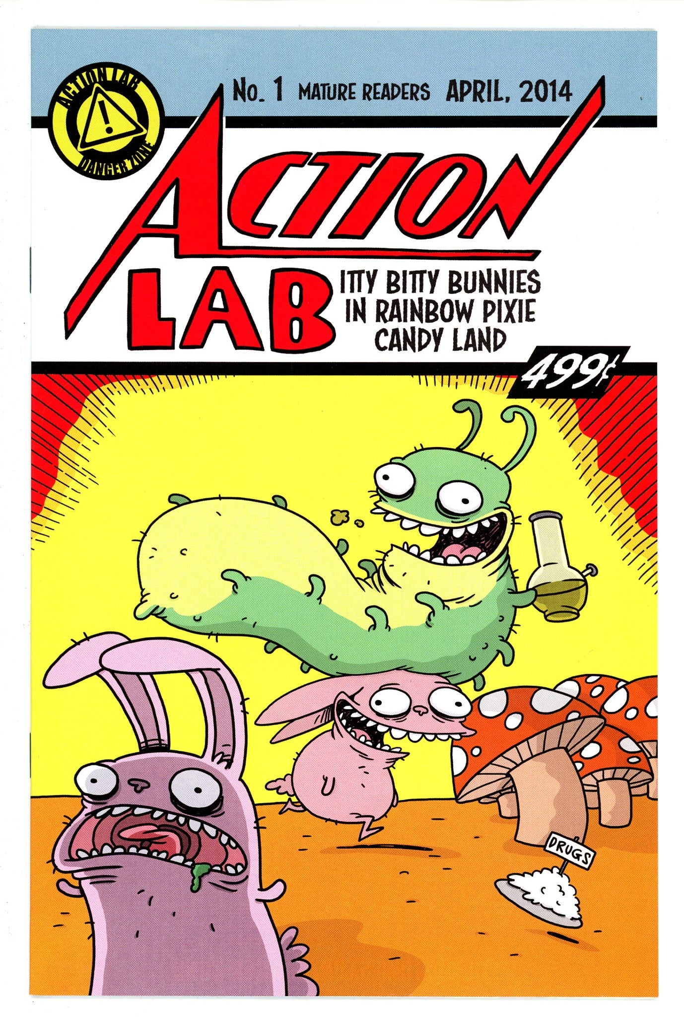 Itty Bitty Bunnies in Rainbow Pixie Candy Land 1 Homage Variant NM