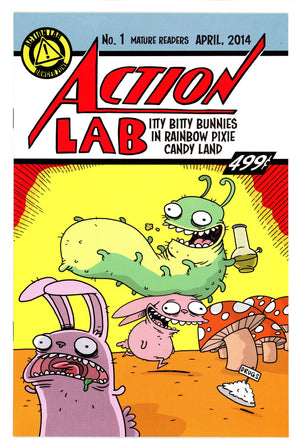 Itty Bitty Bunnies in Rainbow Pixie Candy Land 1 Homage Variant NM