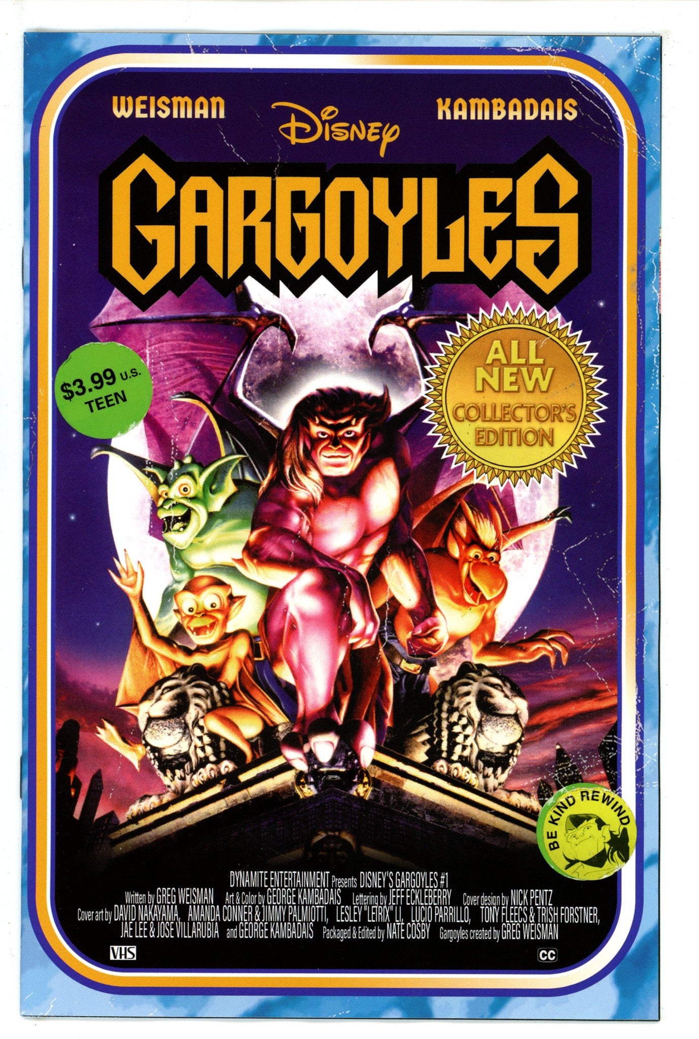 Gargoyles 1 Video Packaging Variant