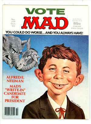 Mad 218 Canadian Price Variant VF/NM (1980)