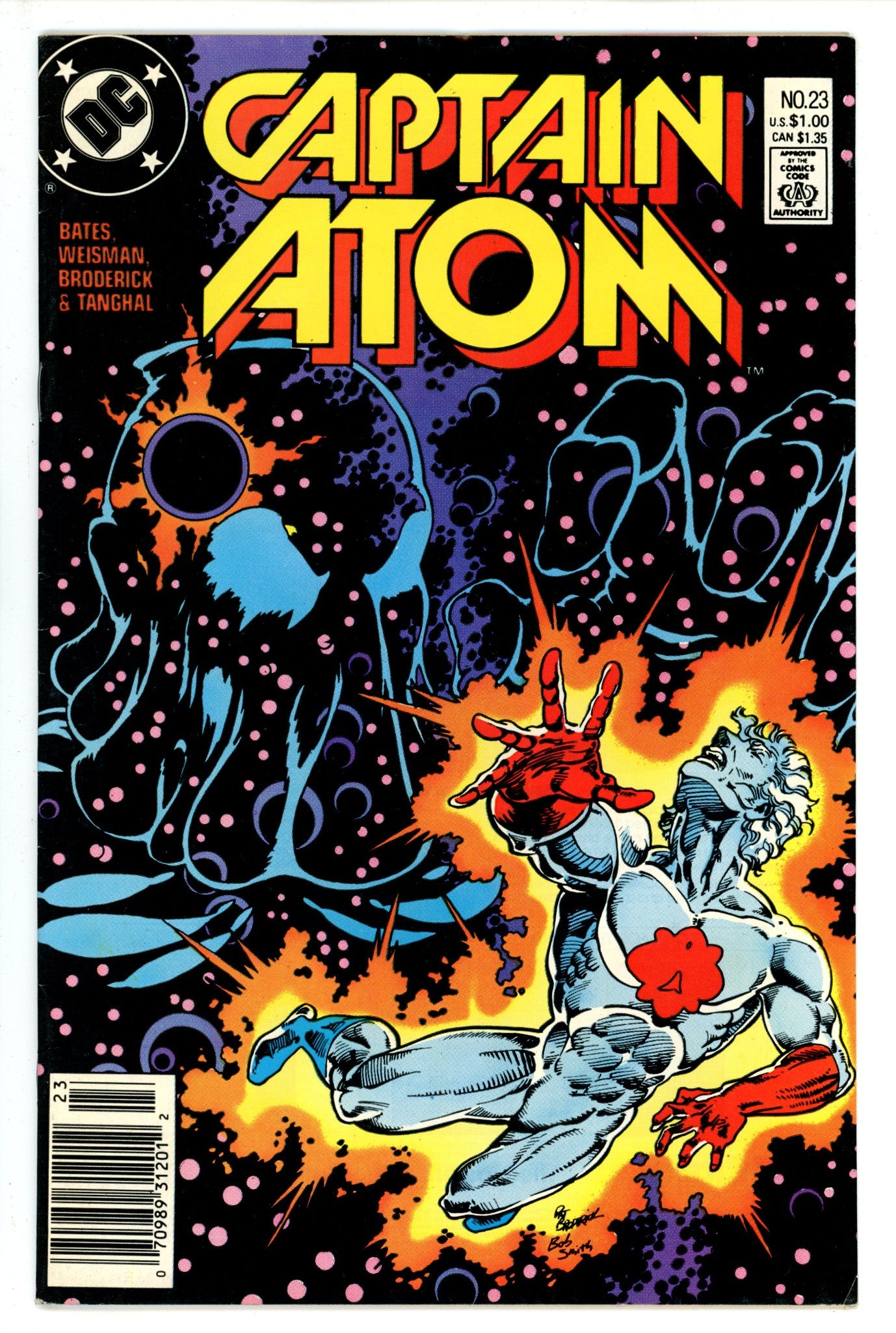 Captain Atom Vol 3 23 Newsstand (1988)