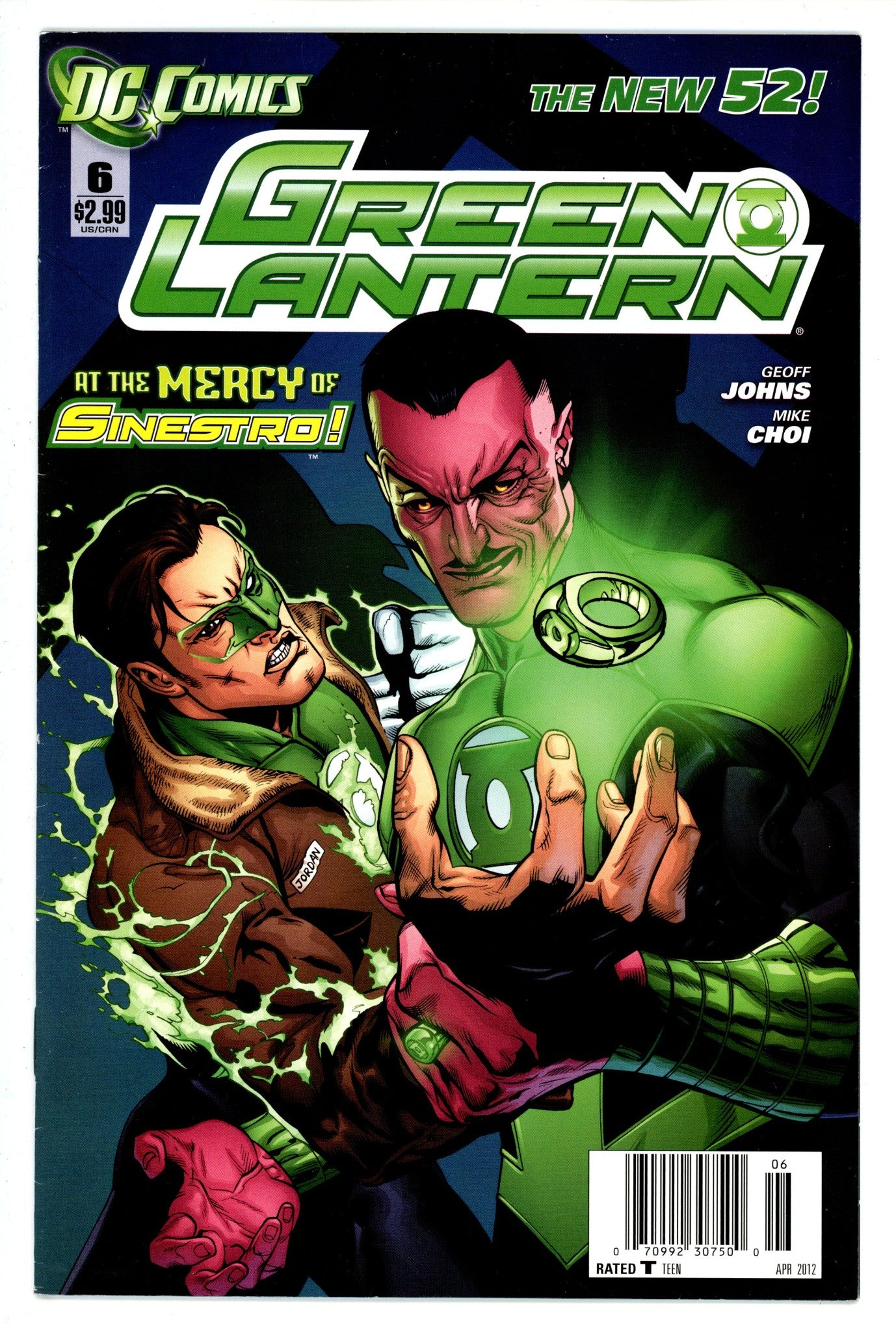 Green Lantern Vol 5 6 Newsstand FN (2012)