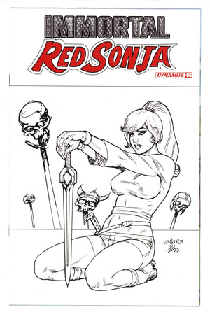 Immortal Red Sonja 6 Linsner Variant (2022)