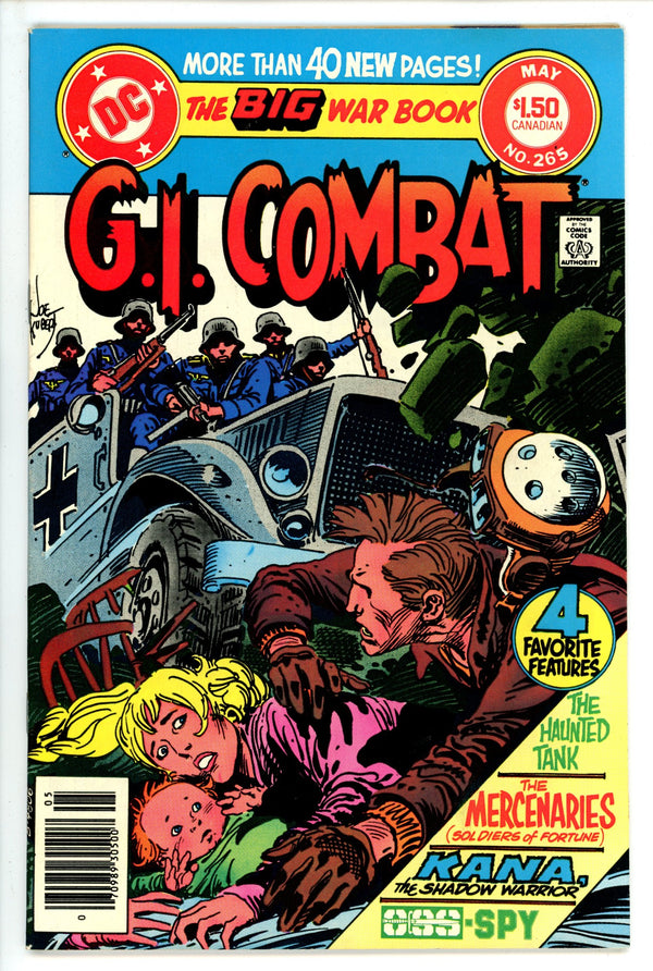 G.I. Combat 265 Canadian Price Variant VF (1984)