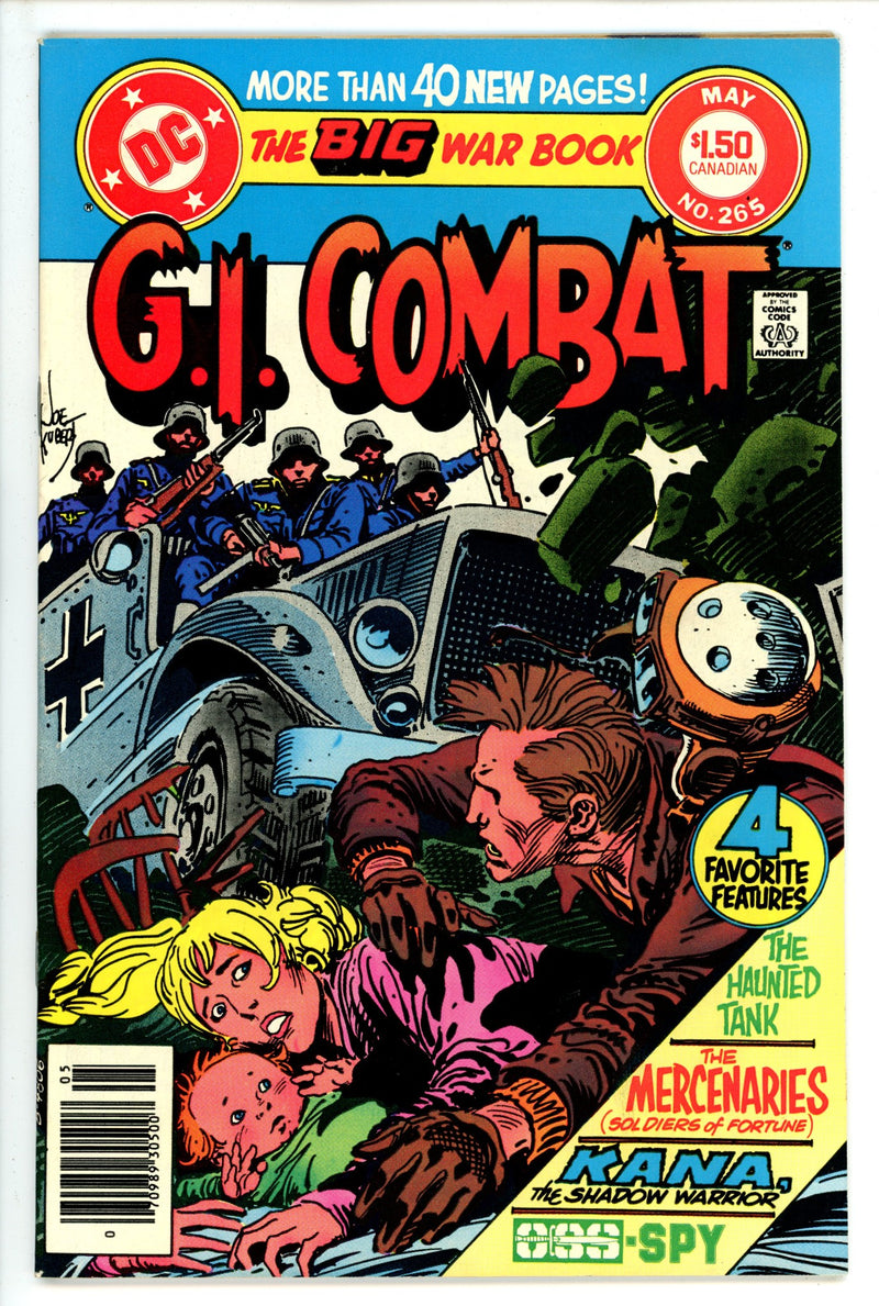 G.I. Combat 265 Canadian Price Variant VF (1984)