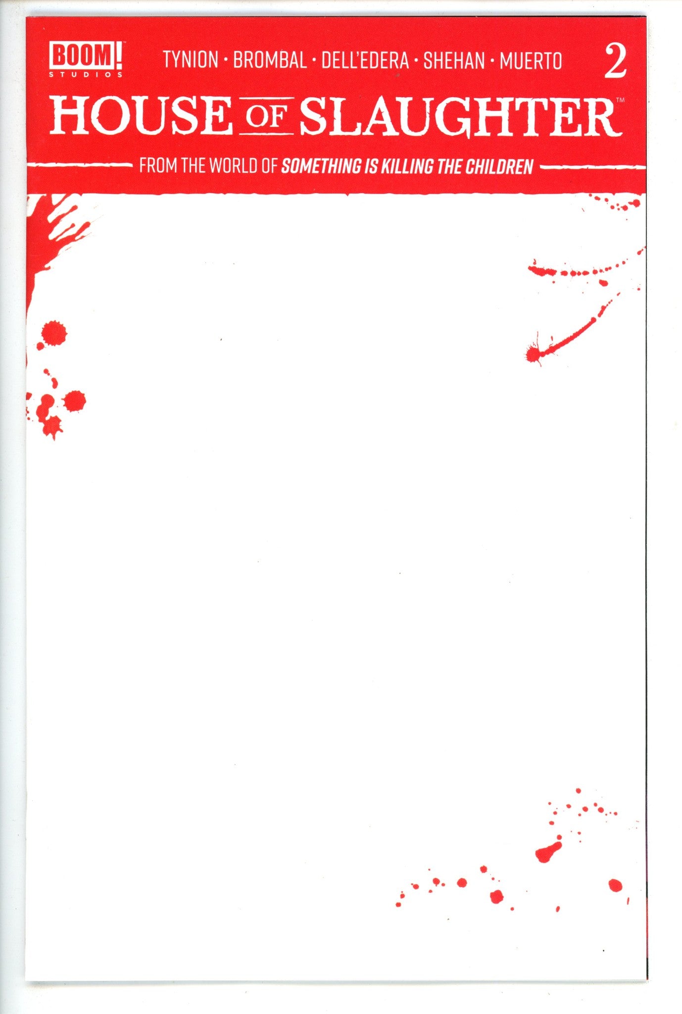 House of Slaughter 2 Blank Variant (2021)