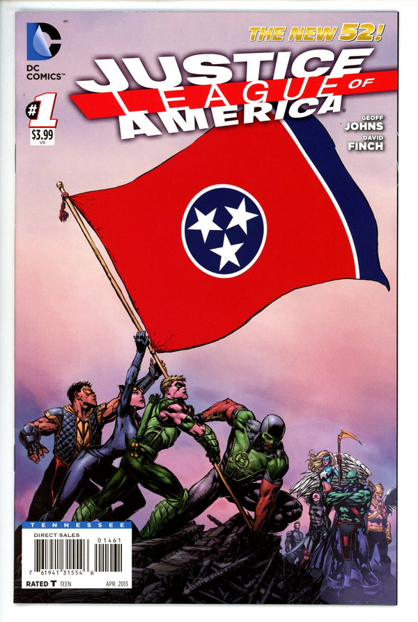 Justice League of America Vol 3 1 Tennessee Flag Variant