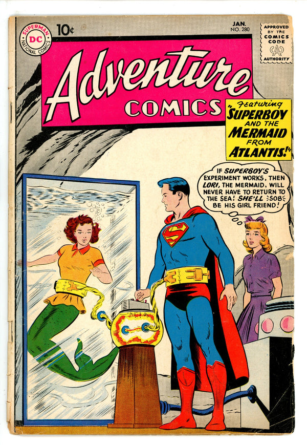 Adventure Comics Vol 1 280 GD+
