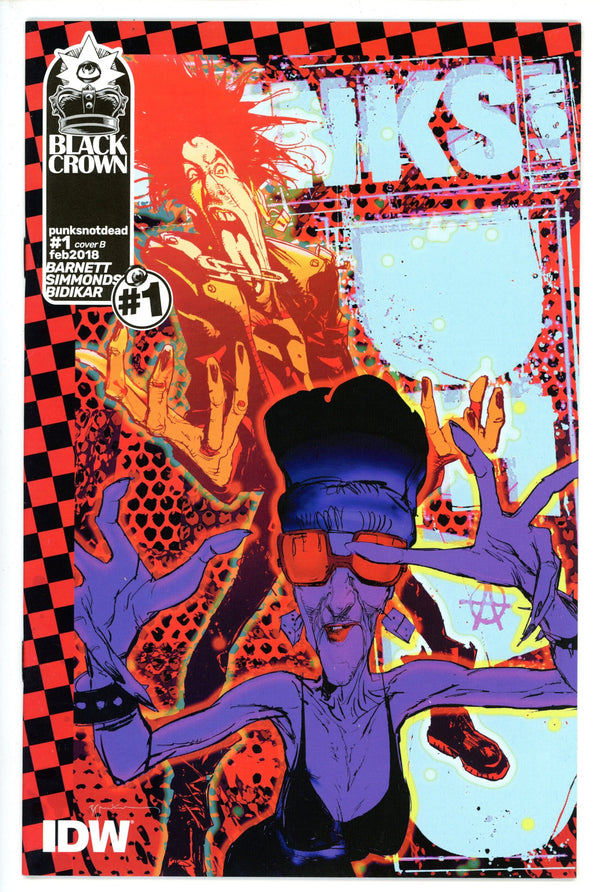 Punks Not Dead 1 Sienkiewicz Variant