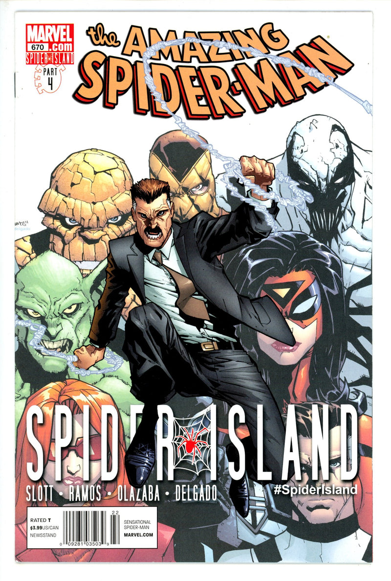 The Amazing Spider-Man Vol 2 670 Newsstand VF-