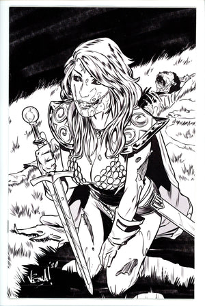Red Sonja the Superpowers 1 Federici Variant (2021)