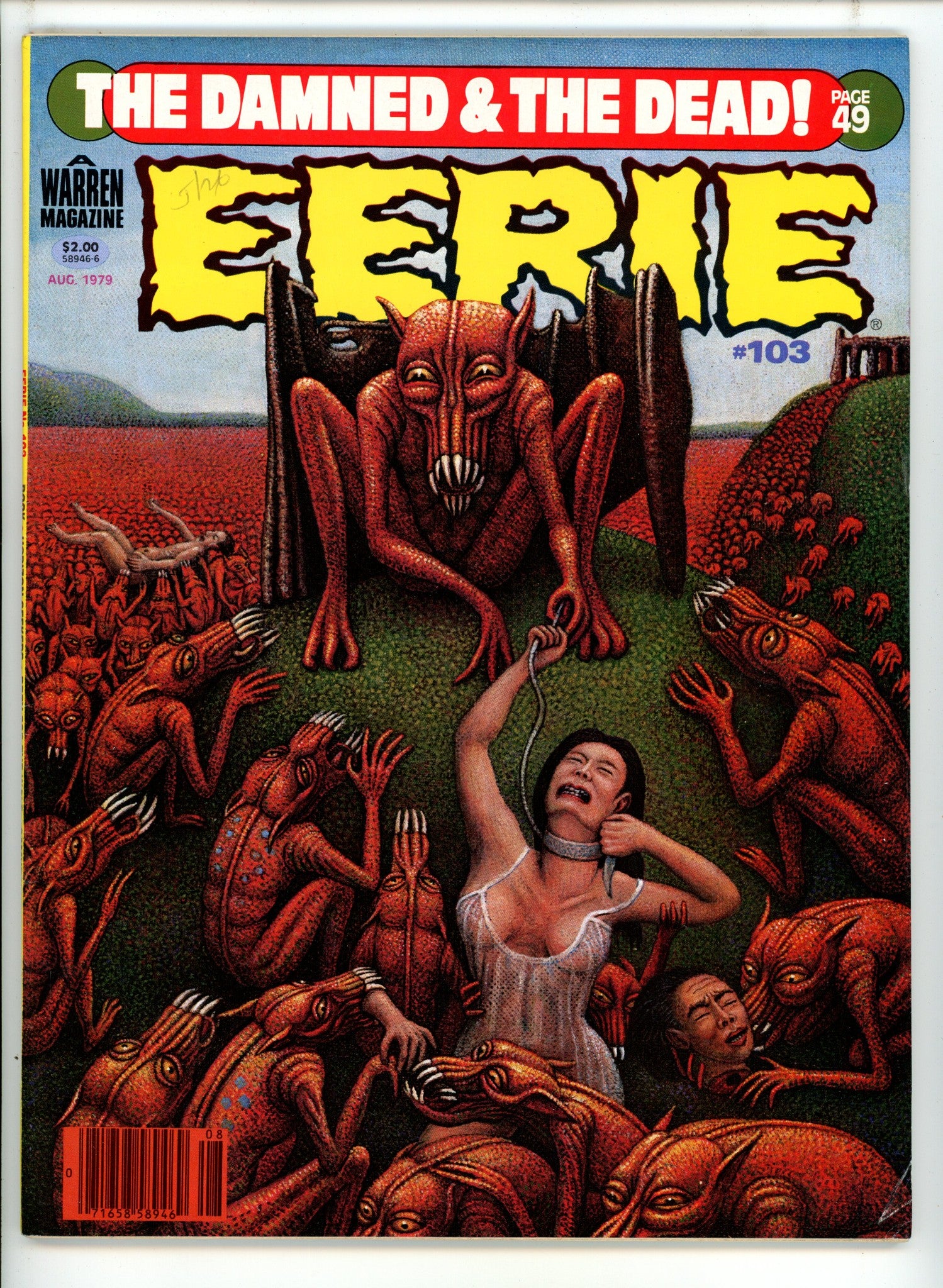 Eerie 103 Canadian Price Variant VF- (1979)