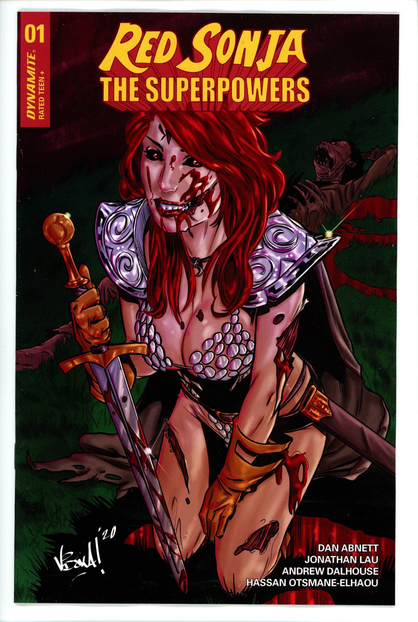 Red Sonja the Superpowers 1 Federici Variant-Dynamite-CaptCan Comics Inc