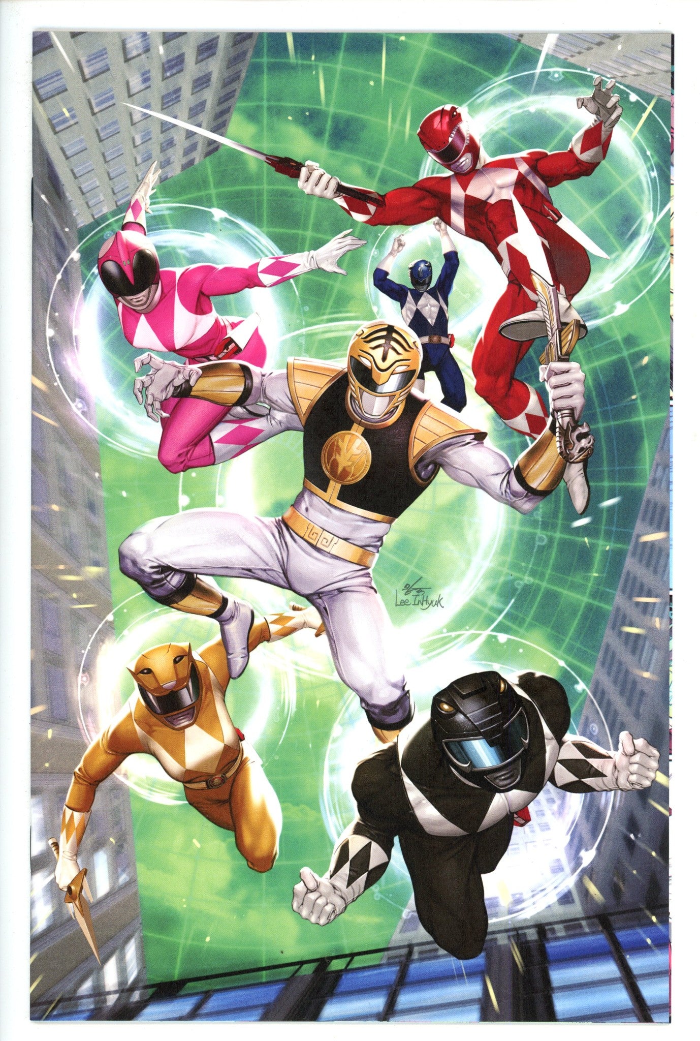 Mighty Morphin 6 Lee Virgin Variant