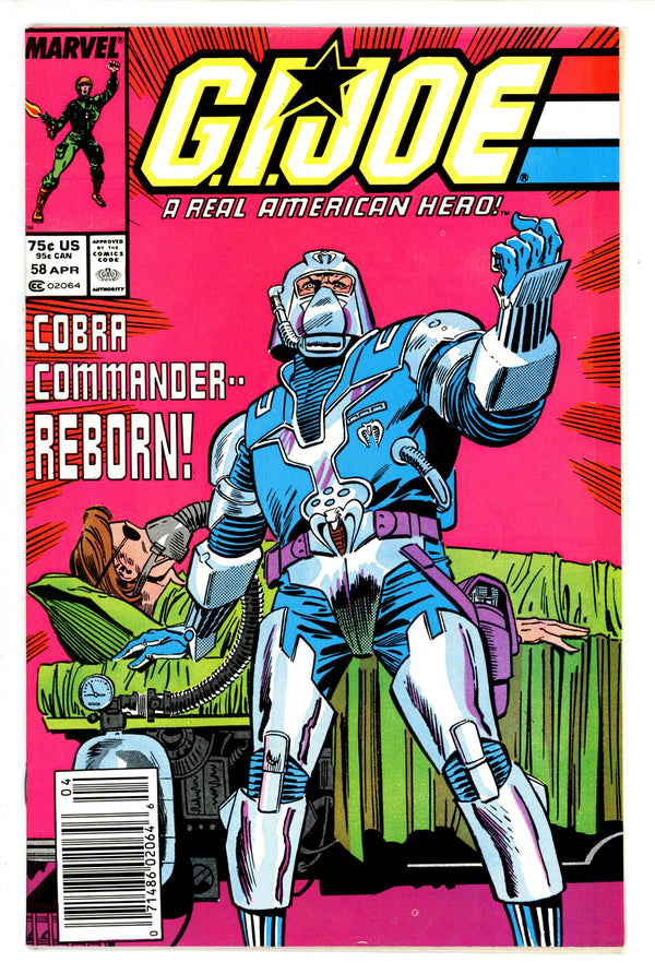 G.I. Joe, A Real American Hero 58 Newsstand VF (1987)