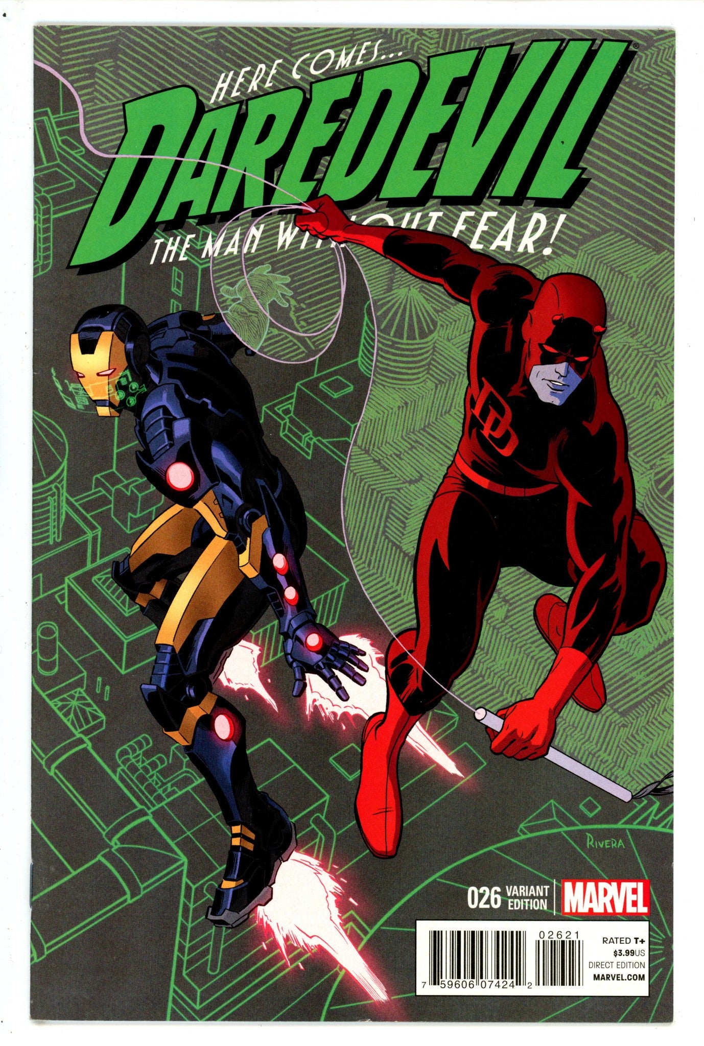 Daredevil Vol 3 26 Rivera Variant (2013)